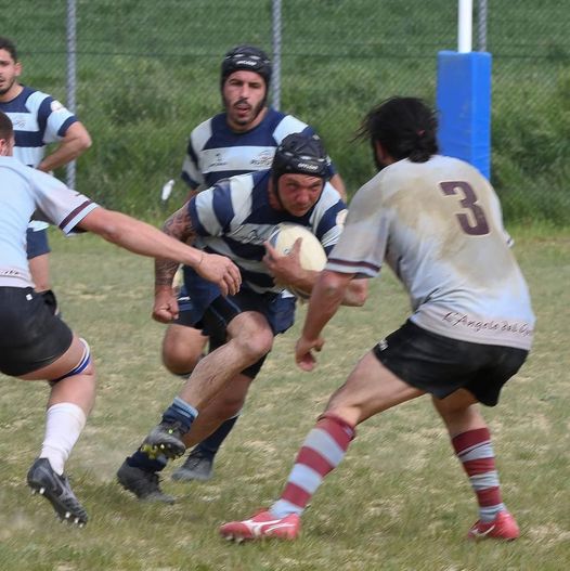 In foto il veterano Matteo Gherardini nella sua ultima partita 